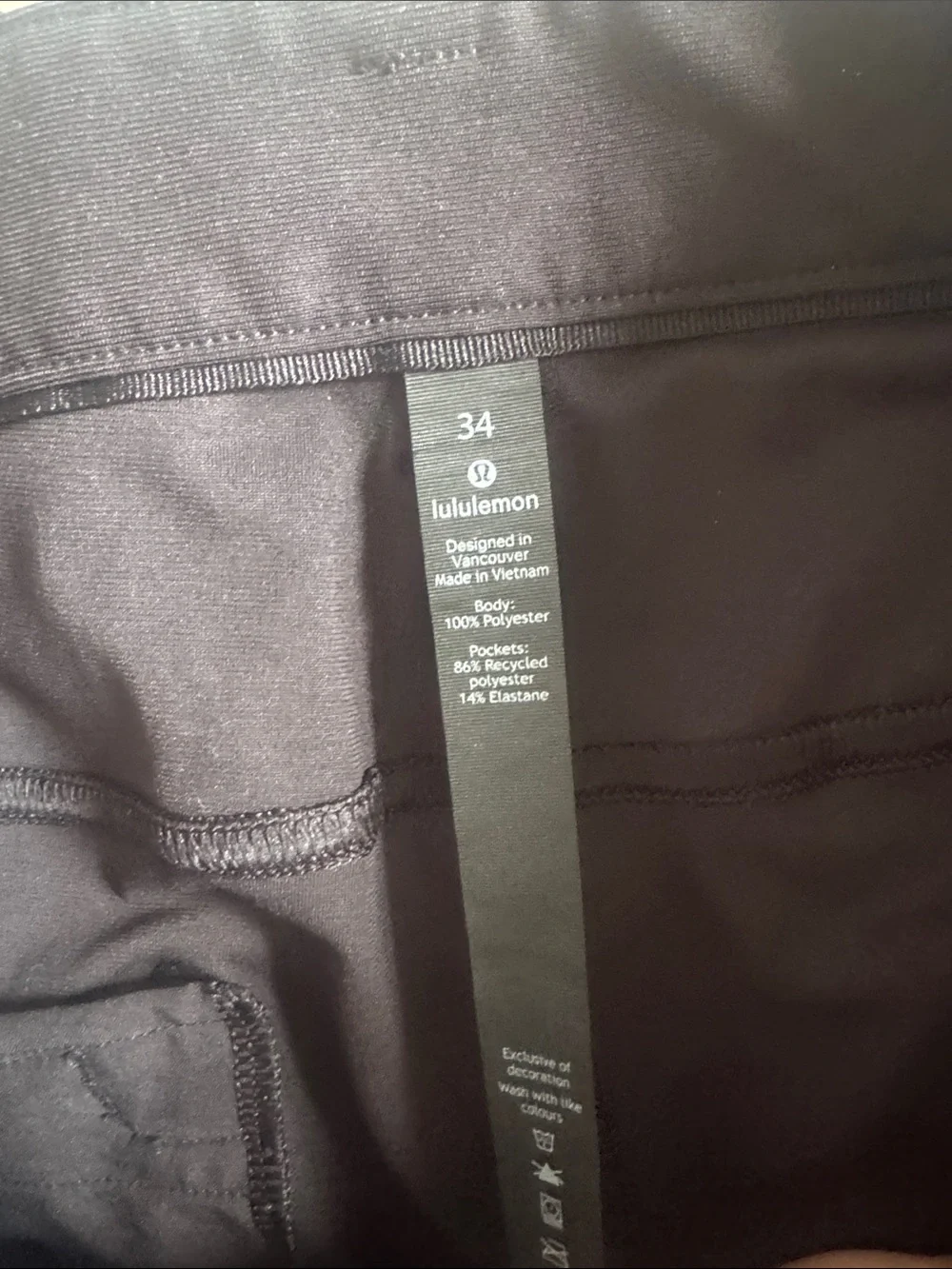 lululemon athletica Men's Black Slim Performance Chinos